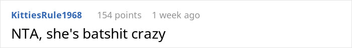 Captura de pantalla de un comentario de Reddit donde el usuario KittiesRule1968 llama a una tía con PhD loco por esperar que se llame Doctor.