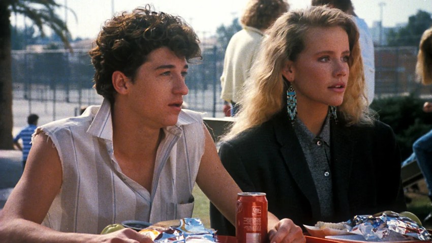 Patrick Dempsey y Amanda Peterson en Can't Buy Me Love