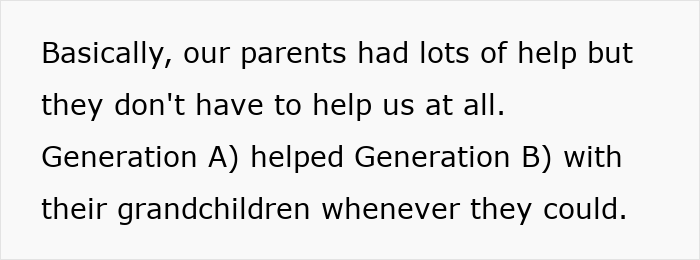 El texto sobre los padres modernos contrastó con las generaciones anteriores, discutiendo cómo la crianza moderna simplemente no alcanza lo mismo.