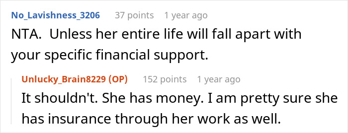 Conversación de Reddit sobre la esposa que se va a la pareja de asuntos, perdió amante en el choque y pide a ex que retrase el divorcio.