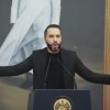 El presidente de El Salvador, Nayib Bukele, ofrece una conferencia de prensa en San Salvador, El Salvador, 14 de enero de 2025.