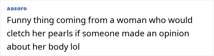 El comentarista responde al columnista criticando al cuerpo de Marvel de Sacha Baron Cohen llamando a la opinión repelente a las mujeres en línea.