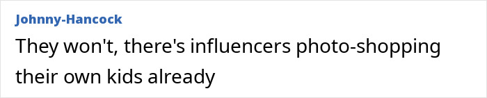 Comente sobre los influenciadores de la foto de sus hijos, relacionado con las preocupaciones sobre la tendencia de Love Island y las advertencias de ceguera de relleno.