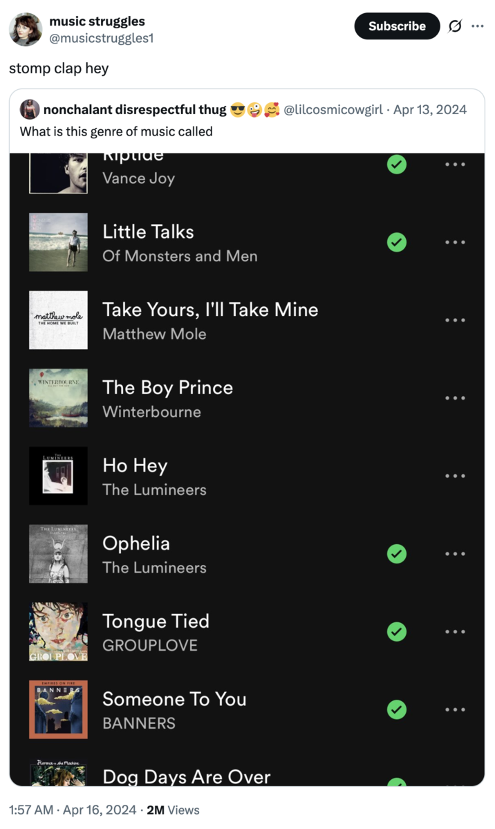¿Cómo se llama este género de música? A