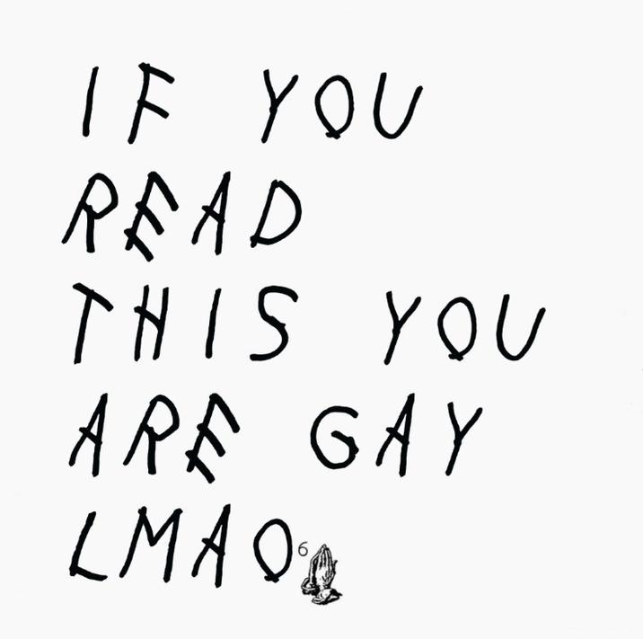 Una parodia de una portada de álbum Drake.