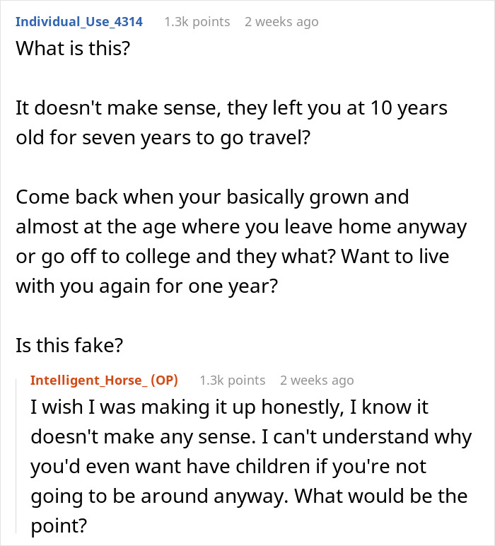 La vida de los adolescentes se sacudió después de que los padres regresan de un viaje mundial de 7 años y quieren volver a conectarse abruptamente.