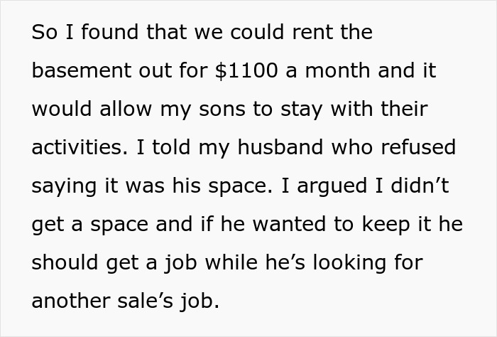 La mujer alquila la cueva del hombre del esposo después de que se niega a trabajar o ayuda, causando tensión en sus discusiones domésticas.