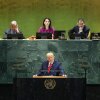 NUEVA YORK, Nueva York - El presidente de los Estados Unidos, Donald Trump, habla durante la Asamblea General de las Naciones Unidas (UNGA) en la sede de las Naciones Unidas el 23 de septiembre de 2025 en la ciudad de Nueva York. Los líderes mundiales se reunieron para la 80ª sesión de UNGA, con el tema de este año para la reunión global anual 