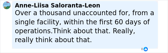 Comentario de Anne-Liisa Saloranta-Leon discutiendo más de mil detenidos no contados vinculados a los problemas de registros de hielo.