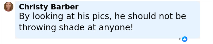 Comente de Christy Barber criticando a un locutor de la banda universitaria involucrada en bailarines de talla grande de Bodyshaming durante el medio tiempo.