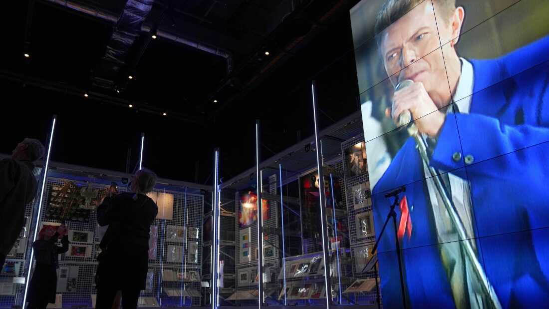 Una foto del interior del Centro David Bowie, un nuevo archivo en el V&A East Storehouse en Londres, el miércoles 10 de septiembre de 2025, antes de su apertura pública.