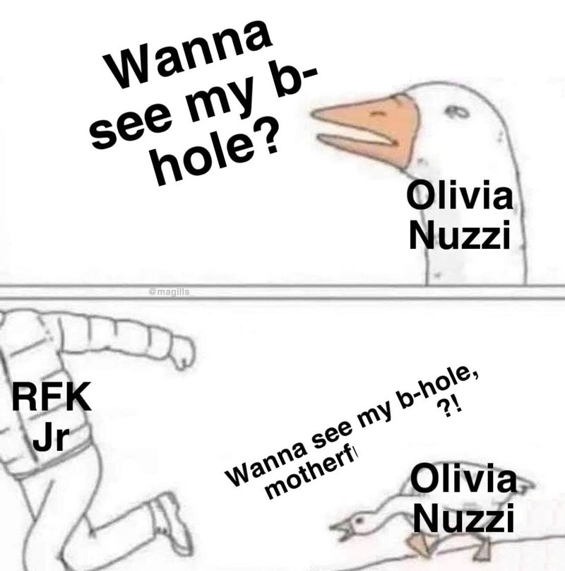 atacando al ganso Olivia Nuzzi