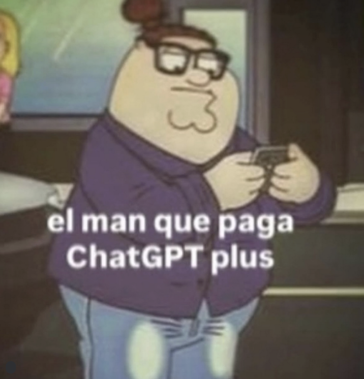 Meme del inconformista Peter Griffin que dice: 