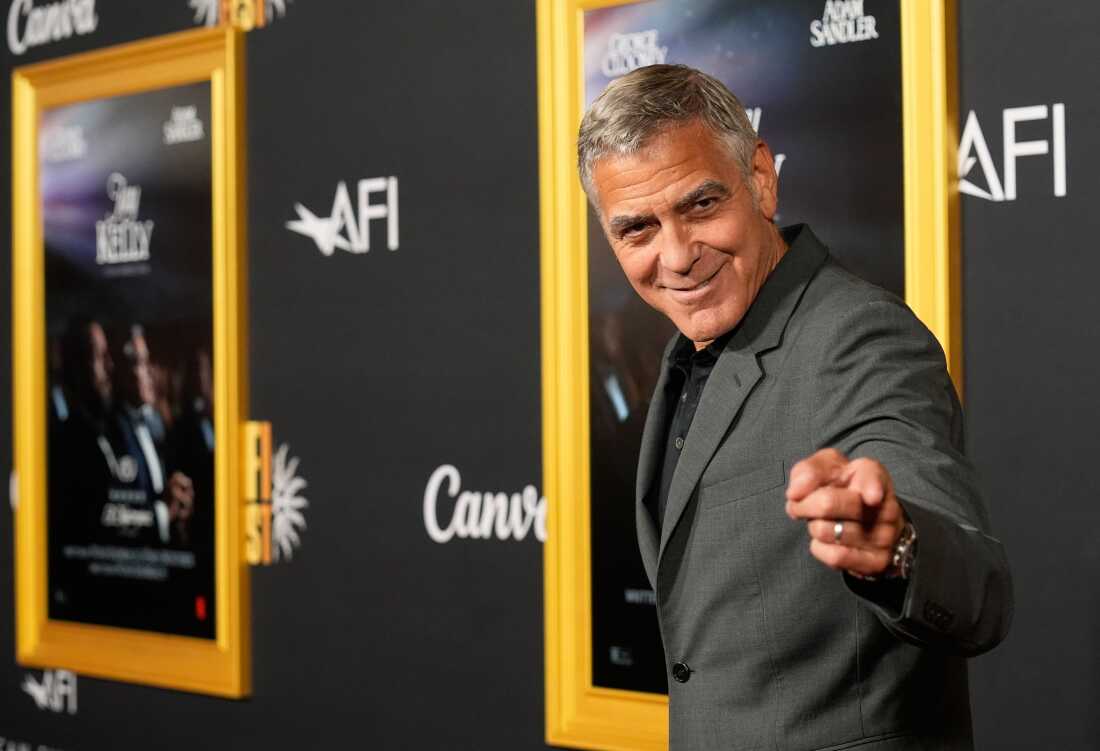 George Clooney llega al estreno de la película en el AFI Fest 