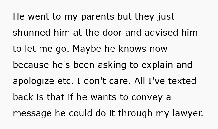 Extracto de texto sobre una mujer que confronta a su marido, comprensivo, amable y atento, que se burló de ella con su ex esposa infiel.