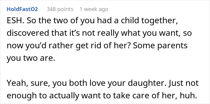 Comente el texto que analiza el resentimiento y el divorcio después de un embarazo difícil, destacando la responsabilidad de los padres y los desafíos familiares.