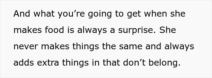 Extracto de texto sobre cocina impredecible, destacando alimentos peligrosos que hacen que una mujer embarazada quiera saltarse la cena de Acción de Gracias.