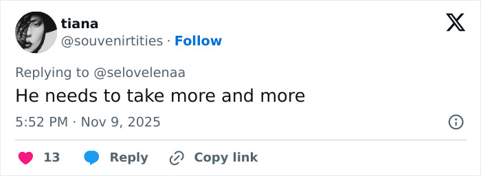 Captura de pantalla de una respuesta de Twitter que habla de la preocupación por Justin Bieber después de que los fanáticos notaron algo en su pene.