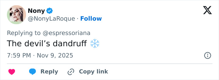Respuesta de Twitter del usuario NonyLaRoque haciendo referencia a la preocupación por Justin Bieber, mencionando algo notado en su c ****h.