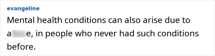 Publicación de texto que analiza las condiciones de salud mental que surgen en personas sin antecedentes previos, haciendo referencia al uso de sustancias.