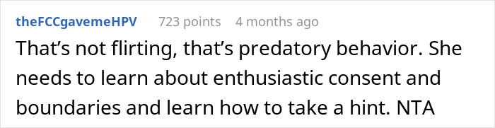 Captura de pantalla de un comentario dirigido a una mujer poliamorosa que se insinúa con un chico secuestrado y el enfrentamiento resultante con su novia.