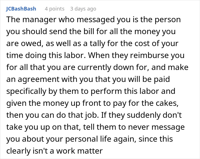 Comente explicando cómo manejar a los compañeros de trabajo que engañan al organizador del cumpleaños en Venmo y se niegan a pagar la celebración.