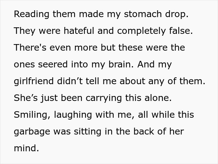 Captura de pantalla de un mensaje de texto que revela mensajes de odio de madre a novia, que muestran impacto emocional y lazos familiares rotos.