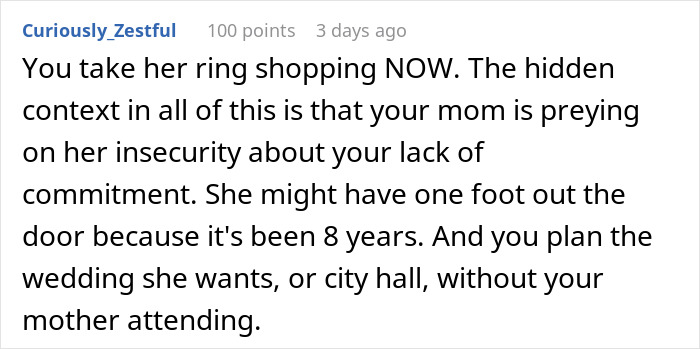 Un hombre corta los lazos con su madre después de que ella le revela la verdad en los mensajes de texto a su novia, exponiendo el conflicto familiar.