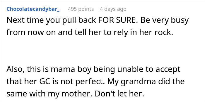 Publicación de texto sobre una mujer ciega por las flores de su hijo y sin ver cuánto está haciendo su hija.
