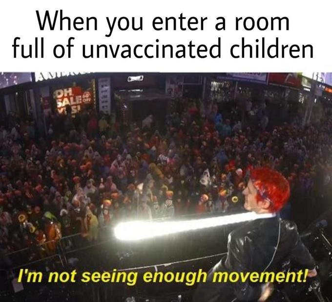 Cuando entras en una habitación llena de niños no vacunados no ves suficiente movimiento