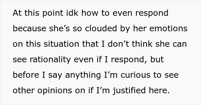 Texto que analiza la dificultad para responder debido a las emociones, buscando opiniones sobre la situación del hockey de los niños de la niñera.