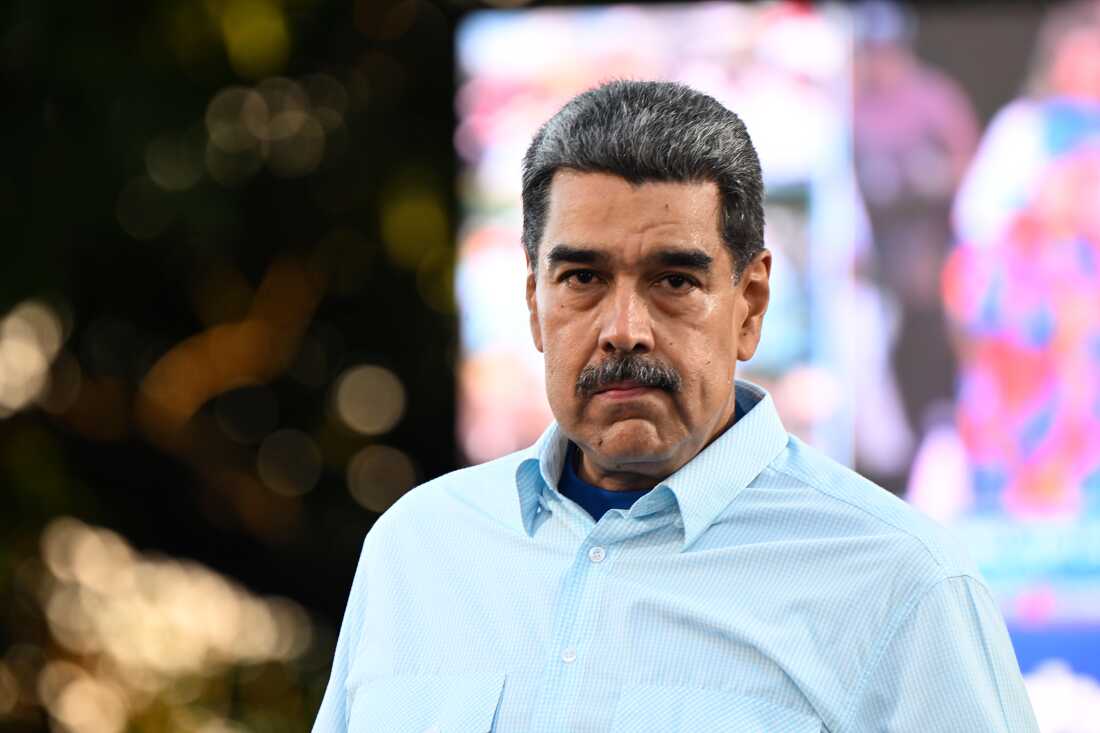 Nicolás Maduro de Venezuela visto el 17 de agosto de 2024 en Caracas, Venezuela. Él y su esposa se declararon inocentes de los cargos de narcoterrorismo que enfrentan.