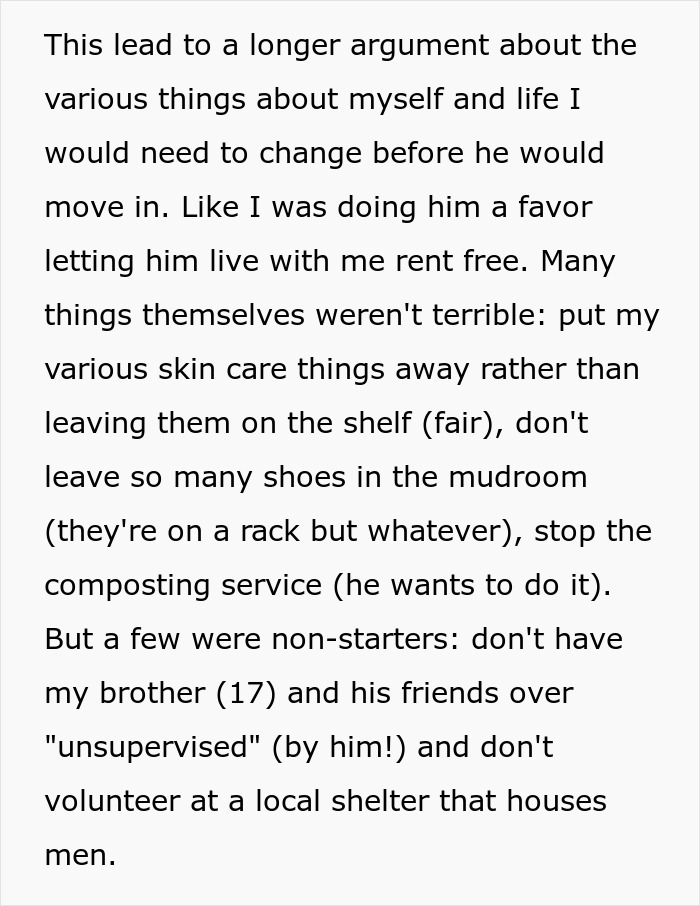 Primer plano del extracto del texto del artículo sobre las señales de alerta en las relaciones y los límites de la convivencia