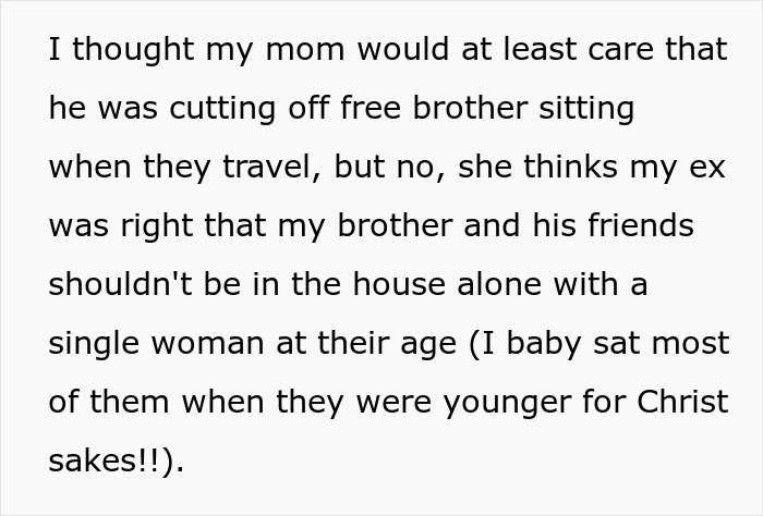 Captura de pantalla de un texto sobre una familia que desestima las preocupaciones y falta de señales de alerta en su novio