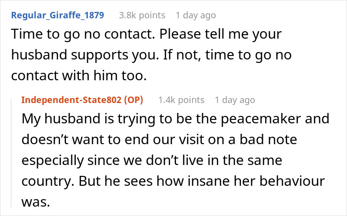 Reddit comenta captura de pantalla sobre mamá que saca a su bebé de MIL después de una disputa de alimentación