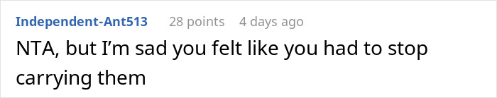 Captura de pantalla de una conversación en línea que muestra un comentario sobre compañeros de trabajo y RR.HH. que involucra un conflicto en el lugar de trabajo.