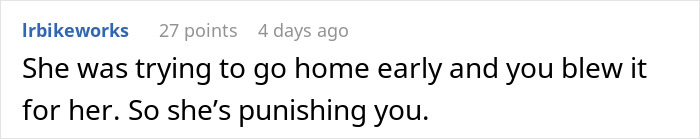 Captura de pantalla de un comentario sobre un conflicto en el lugar de trabajo que involucra a un hombre, compañeros de trabajo y un informe de Recursos Humanos sobre comportamiento inapropiado.