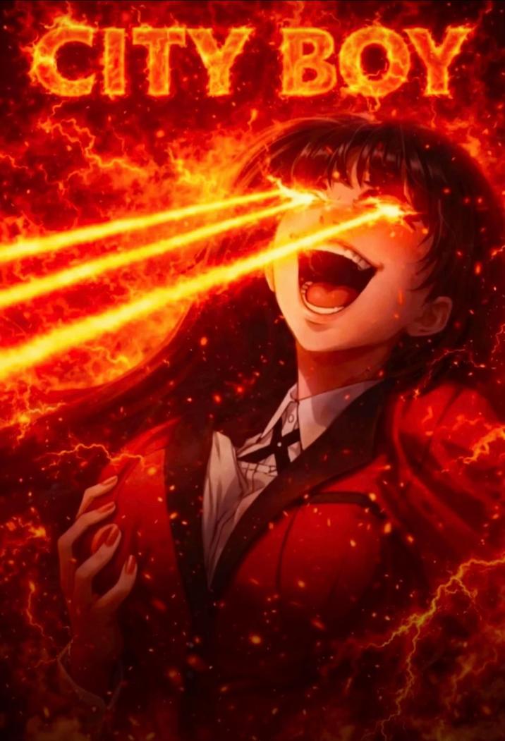 Una edición de Yumeko agarrando su pecho. El meme dice 