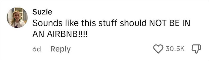 Comentario de Suzie que expresa frustración por las reglas excesivas en Airbnb y destaca la discusión viral sobre las reglas de Airbnb.