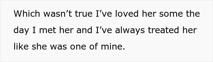 Extracto de texto que analiza los sentimientos y el trato hacia la hijastra, relevante para el tema del fondo fiduciario para hijastra.