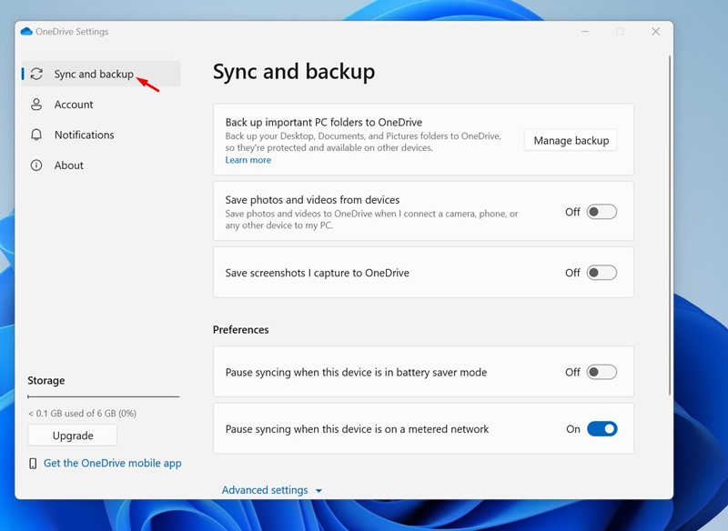 Sincronización y copia de seguridad