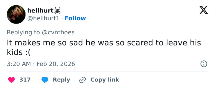 Usuario de Twitter que expresa tristeza por las desgarradoras últimas palabras grabadas por Eric Dane para sus hijas adolescentes antes de fallecer.