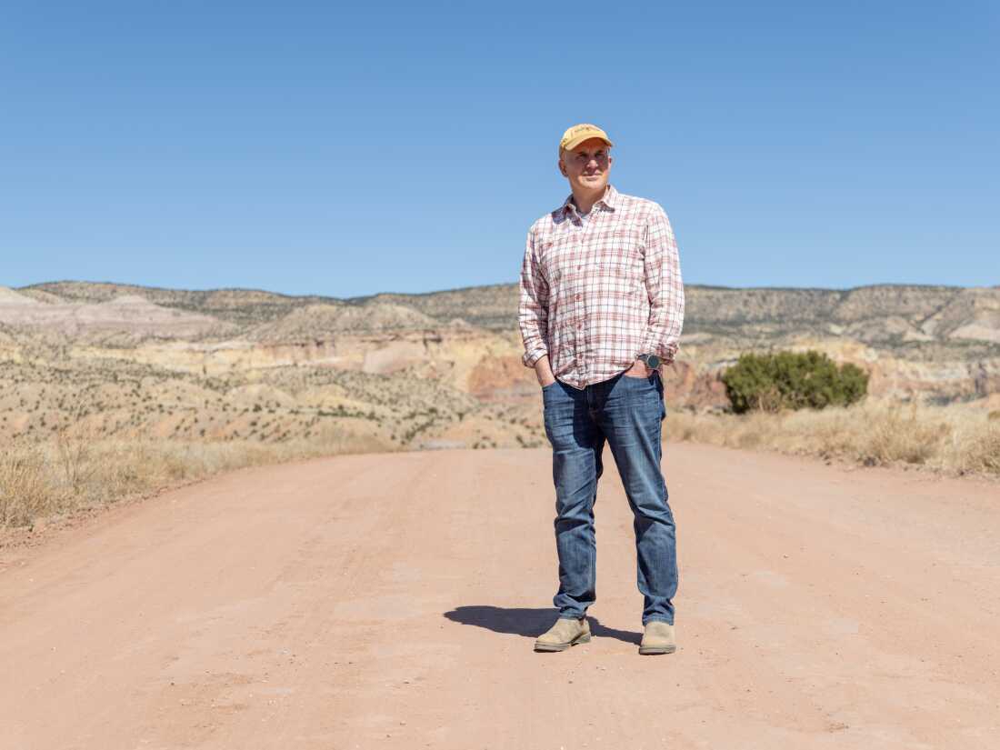 El director ejecutivo de Ghost Ranch, David Evans, fotografiado en Ghost Ranch cerca de Abiquiu, Nuevo México, el 11 de marzo de 2026.