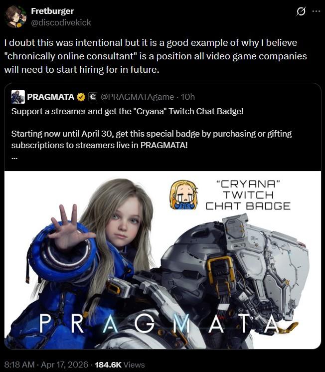 Fretburger @discodivekick Dudo que esto haya sido intencional pero es un buen ejemplo de por qué creo 